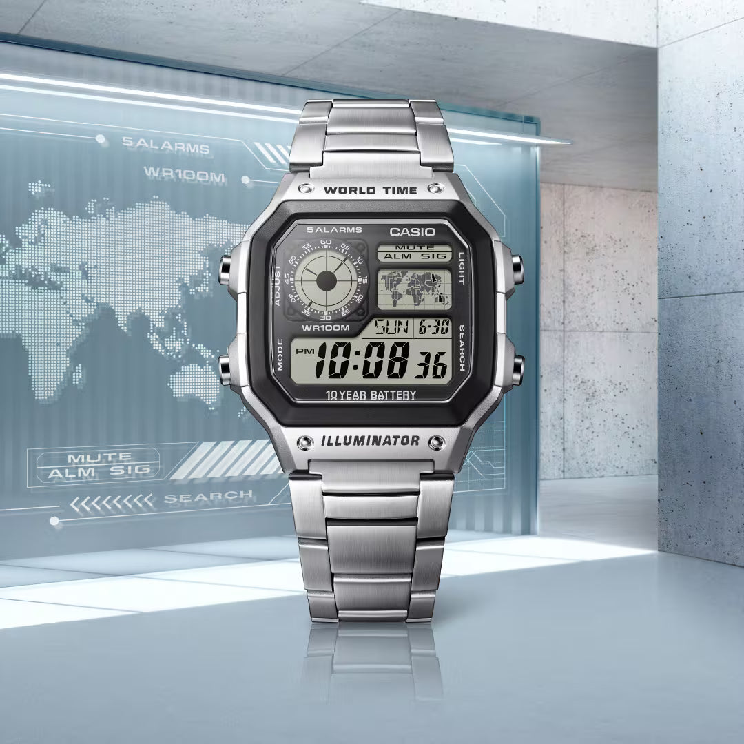 CASIO Collection STANDARD - AE-1200WHD-1AV