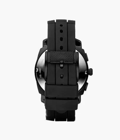 Fossil Machine Chronograph Black Silicone Watch - FS4487