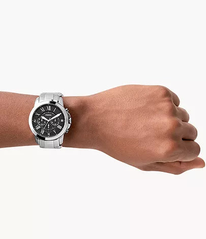 Fossil Grant Chronograph Stainless Steel Watch - FS4736